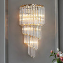 Tapered Alana Crystal Wall Lamp
