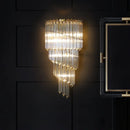 Tapered Alana Crystal Wall Lamp