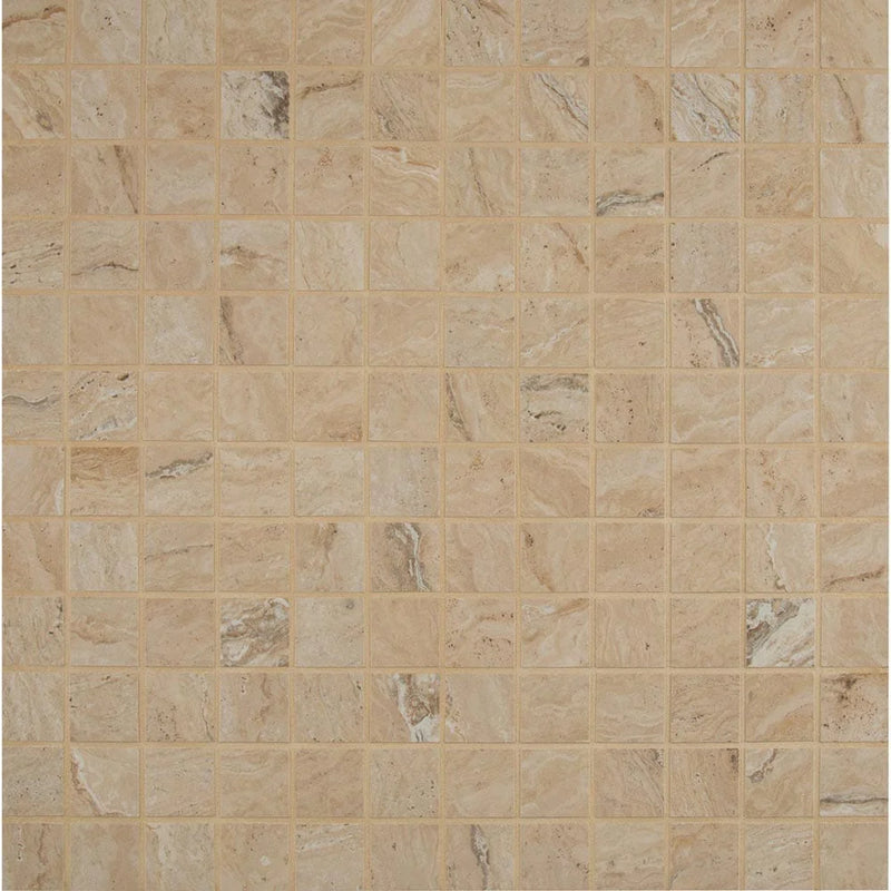 MSI Veneto Sand Matte Porcelain Mosaic Wall and Floor Tile 2"x2"