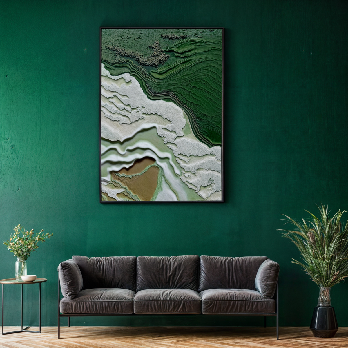 Canvas Print: "Verdant Cliffs", photo 3 of 5