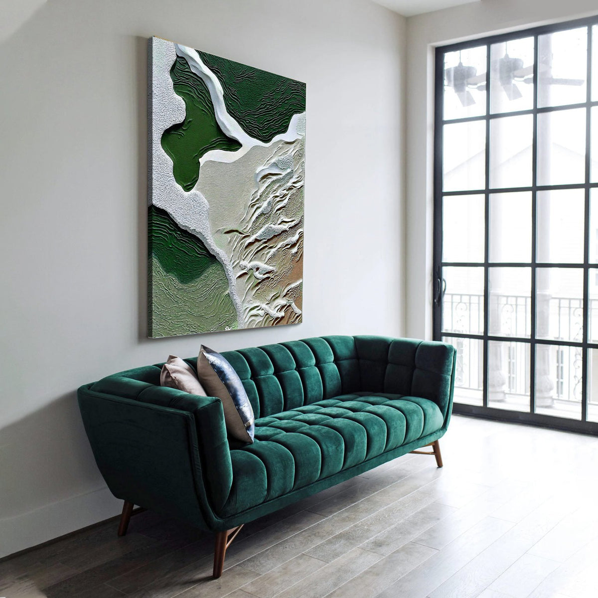Canvas Print: "Verdant Cliffs III", photo 3 of 5