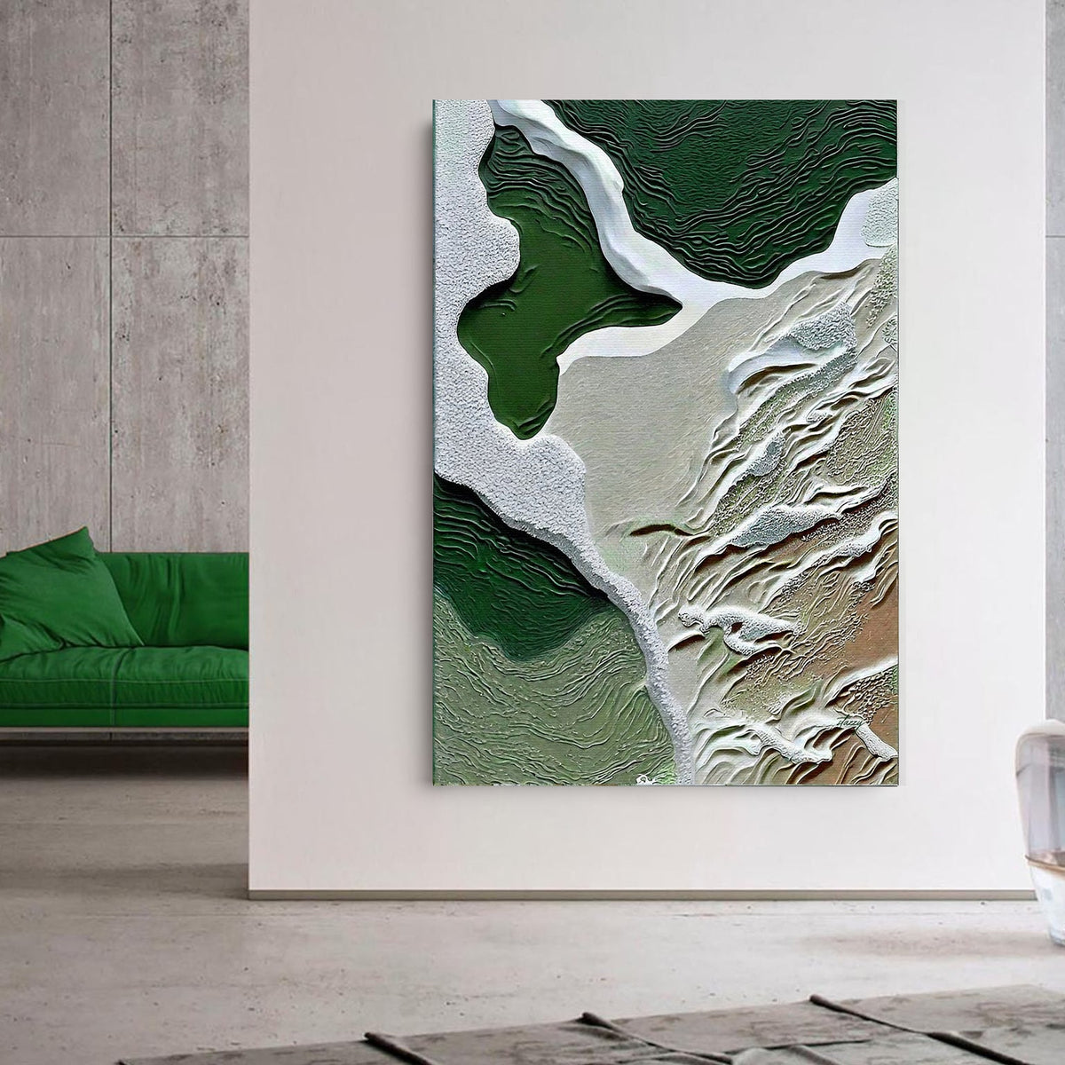 Canvas Print: "Verdant Cliffs III", photo 2 of 5