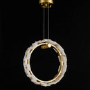 Vertical Ring Alabaster Pendant Lamp