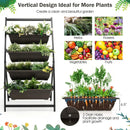 4-Tier Vertical Raised Garden Bed with 4 Containers and Drainage Holes by LJGDeals