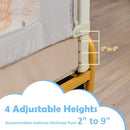 Vertical Lifting Bed Rail for Toddlers with Double Lock by LJGDeals