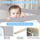 Vertical Lifting Bed Rail for Toddlers with Double Lock