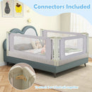 Vertical Lifting Bed Rail for Toddlers with Double Lock by LJGDeals