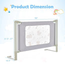 Vertical Lifting Bed Rail for Toddlers with Double Lock by LJGDeals
