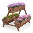 Vertical Raised Garden bed with 3 Wooden Planter Boxes by LJGDeals