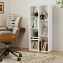 Vertical or Horizontal Freestanding Bookshelf with 7 Compartments by LJGDeals
