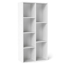 Vertical or Horizontal Freestanding Bookshelf with 7 Compartments by LJGDeals