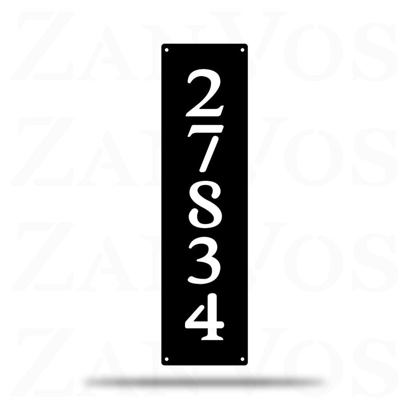 Vertical Address Monogram