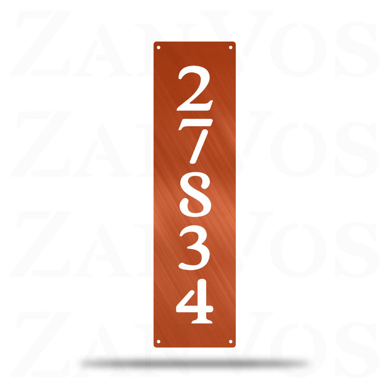 Vertical Address Monogram