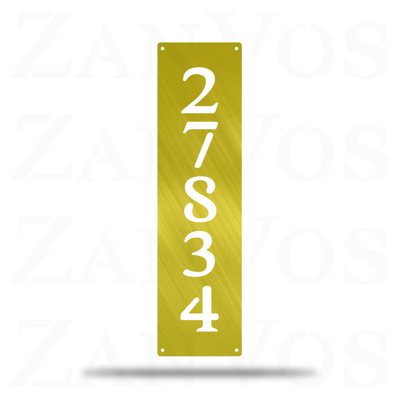 Vertical Address Monogram