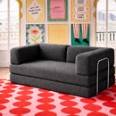 Eco Vetta Foldable Sofa Bed 50 DNS Bondex Foam – Anthracite