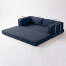 Eco Vetta Foldable Sofa Bed 50 DNS Bondex Foam – Indigo Blue