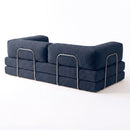 Eco Vetta Foldable Sofa Bed 50 DNS Bondex Foam – Indigo Blue