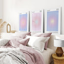 Positive Affirmation Aura Set Of 3 Prints by Wall Art Set