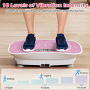 Vibration Plate Exercise Machine for Lymphatic Drainage and Weight Loss with 10 Speed Intensities by LJGDeals