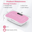 Vibration Plate Exercise Machine for Lymphatic Drainage and Weight Loss with 10 Speed Intensities by LJGDeals