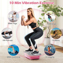 Vibration Plate Exercise Machine for Lymphatic Drainage and Weight Loss with 10 Speed Intensities by LJGDeals