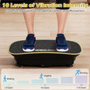 Vibration Plate Exercise Machine for Lymphatic Drainage and Weight Loss with 10 Speed Intensities by LJGDeals