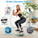 Vibration Plate Exercise Machine for Lymphatic Drainage and Weight Loss with 10 Speed Intensities by LJGDeals