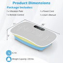 Vibration Plate Exercise Machine for Lymphatic Drainage and Weight Loss with 10 Speed Intensities by LJGDeals