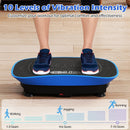 Vibration Plate Exercise Machine for Lymphatic Drainage and Weight Loss with 10 Speed Intensities by LJGDeals