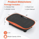 Vibration Plate Exercise Machine for Lymphatic Drainage and Weight Loss with 10 Speed Intensities by LJGDeals