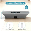 Vibration Plate Exercise Machine with Gravity Sensor for Home