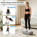 Vibration Plate Exercise Machine with Gravity Sensor and Remote Control for Home Gym by LJGDeals
