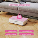 Vibration Plate Exercise Machine with Gravity Sensor and Remote Control for Home Gym by LJGDeals