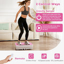 Vibration Plate Exercise Machine with Gravity Sensor and Remote Control for Home Gym by LJGDeals