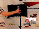 Studio Microphone Soundproofing Acoustic Foam Panel by GRIFFIN - Soundproof Filter - Sound Diffusion Mic Booth Shield, Absorbing Isolation Diffuser by GeekStands.com