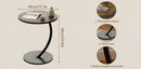 Modern Side Table – Round, C-Shape & Petal Designs | Sofa End Table with Metal by 2Dropme