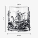 Viking & Mythological Pewter Whiskey - 12oz SINGLE by The Wine Savant