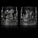 Viking & Mythological Pewter Whiskey - 12oz SINGLE