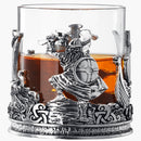 Viking & Mythological Pewter Whiskey - 12oz SINGLE
