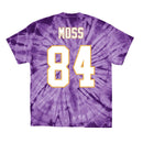 Randy Moss Minnesota Vikings Mitchell & Ness Tie-Dye Retired Player Name & Number T-Shirt by Dynasty Sports & Framing