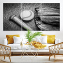 Vintage Baseball Glove and Bat Sports Wall Art Canvas, by MyGreatCanvas | Canvas Wall Art Prints | Photo Prints & Wall Decor