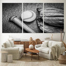 Vintage Baseball Glove and Bat Sports Wall Art Canvas, by MyGreatCanvas | Canvas Wall Art Prints | Photo Prints & Wall Decor