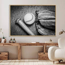 Vintage Baseball Glove and Bat Sports Wall Art Canvas, by MyGreatCanvas | Canvas Wall Art Prints | Photo Prints & Wall Decor