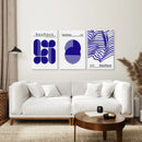 Minimalist Bauhaus Wall Art 3 Piece Print Set by Wall Art Set