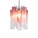 Vintage Gradient Red Murano Chandelier
