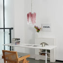 Vintage Gradient Red Murano Chandelier