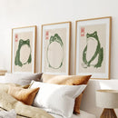 Japanese Matsumoto Hoji Frog Wall Art Print Set by Wall Art Set