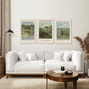 Monet Set of 3 Printable Exhibition Posters by Wall Art Set
