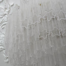 Vintage Murano Transparent Glass Ceiling Light
