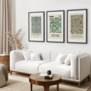 Botanical Neutral Wall Art Home Posters Set by Wall Art Set